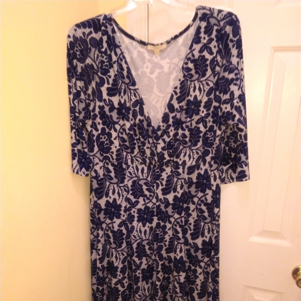 HAANI WOMAN DRESS PLUS SIZE SZ 2X BLUE